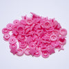 KAM-knapper - Stjerne - Str. 20 - Neon pink